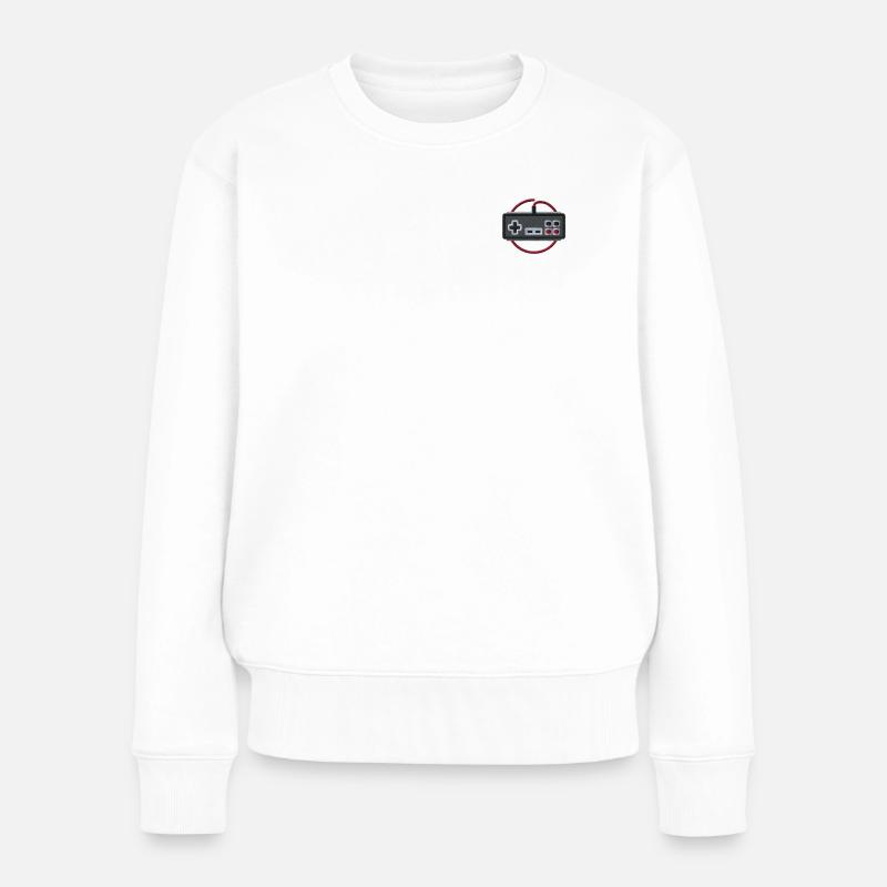 Controller - Frauen Premium Bio Pullover - Weiß