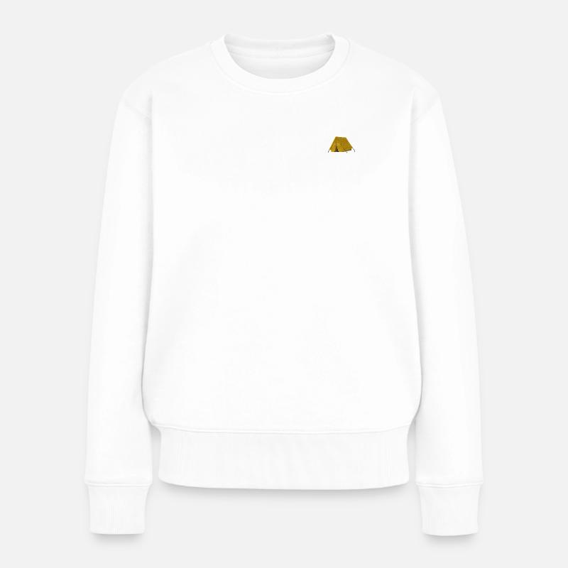 Tent - Frauen Premium Bio Pullover - Weiß
