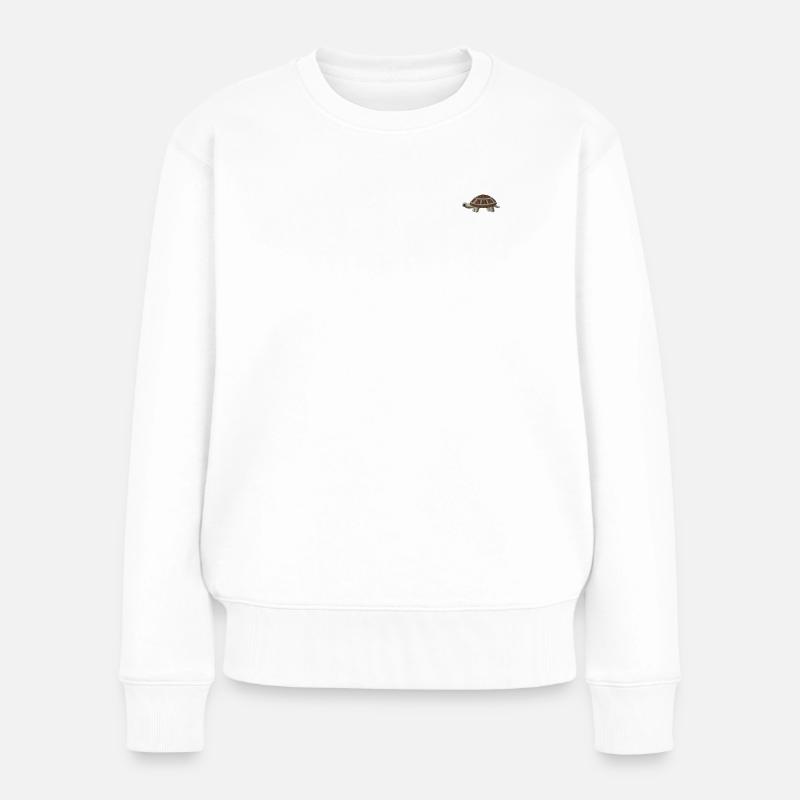 Tortue - Pull Premium bio Femme - blanc
