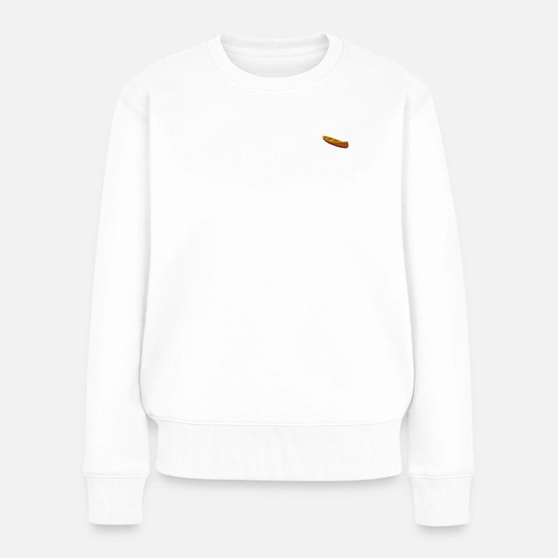 Canoe - Frauen Premium Bio Pullover - Weiß