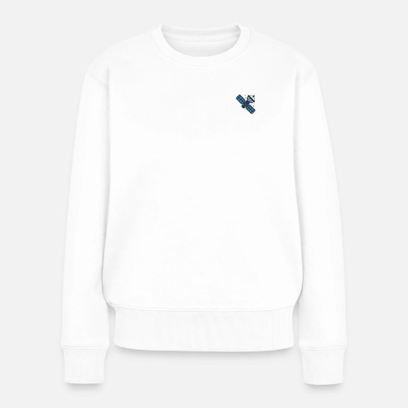 Satellite - Pull Premium bio Femme - blanc