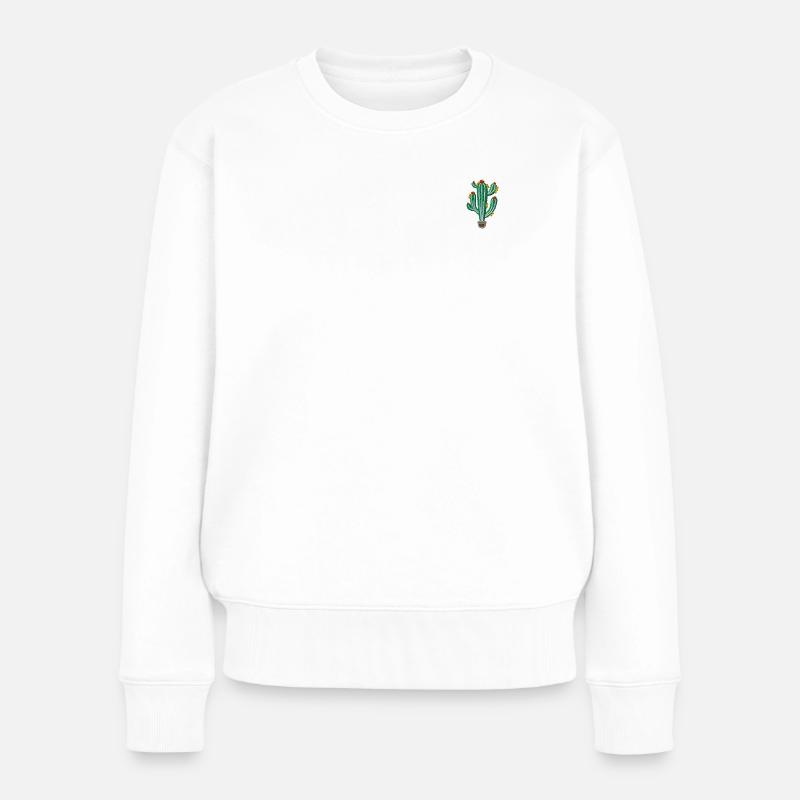 Cactus 1 - Pull Premium bio Femme - blanc