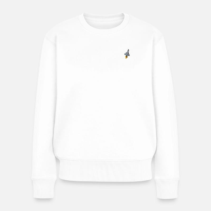 Space shuttle - Women's Premium Organic Jumper - white