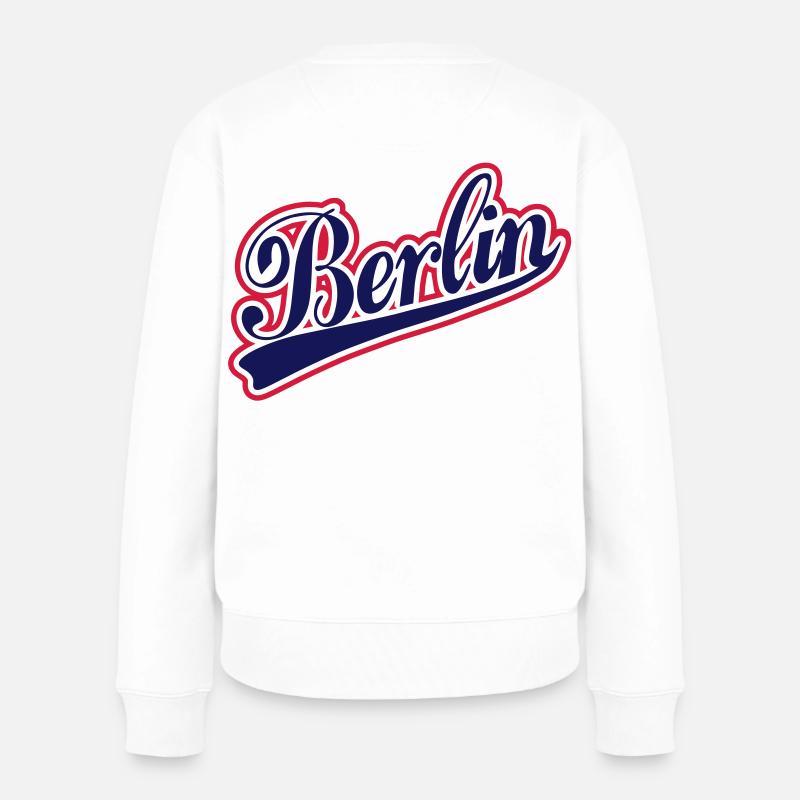 Berlin - Frauen Premium Bio Pullover - Weiß