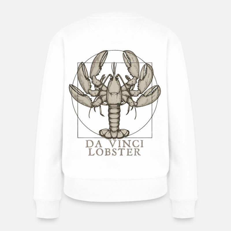 Homard De Vinci - Pull Premium bio Femme - blanc