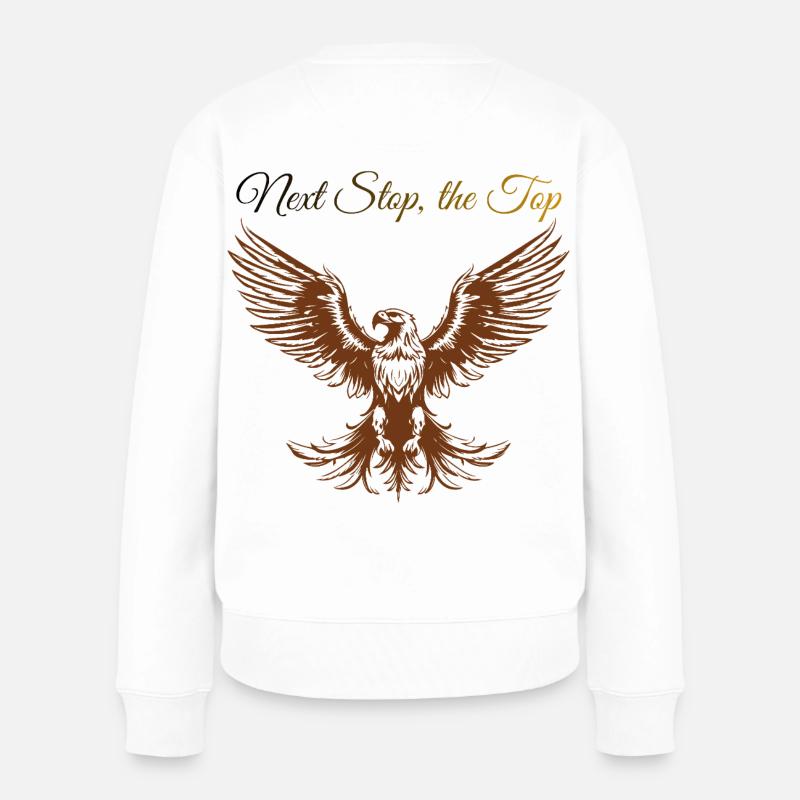 Design Sigura : Next Step, le Top - Pull Premium bio Femme - blanc