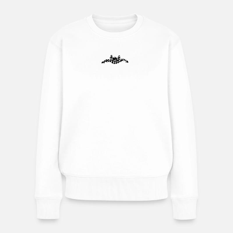 skydiver - Frauen Premium Bio Pullover - Weiß