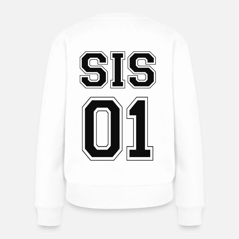 SIS 01 - Black Edition - Frauen Premium Bio Pullover - Weiß