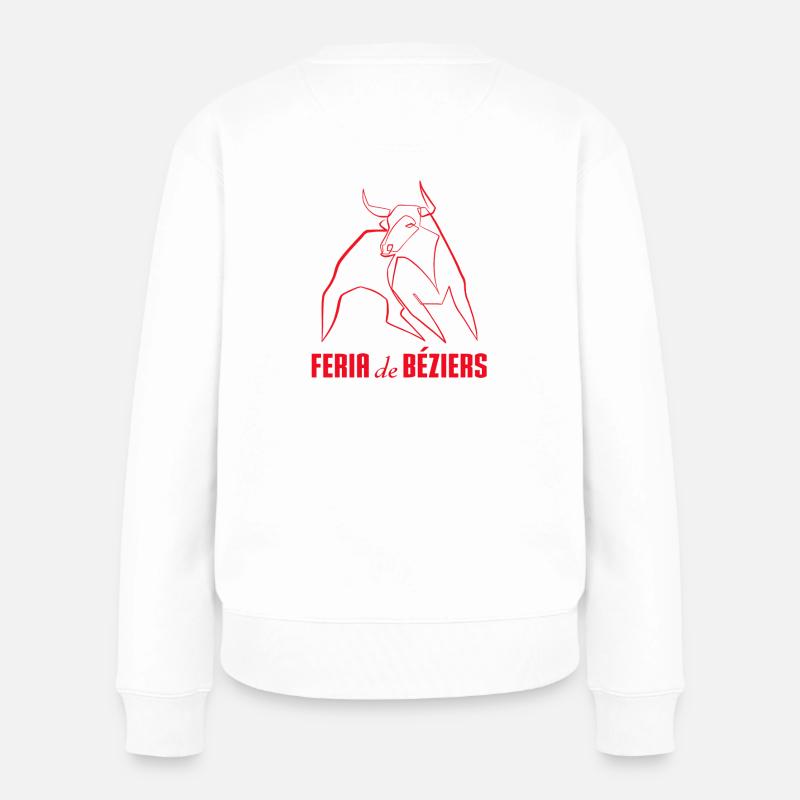 Feria de Béziers - Pull Premium bio Femme - blanc