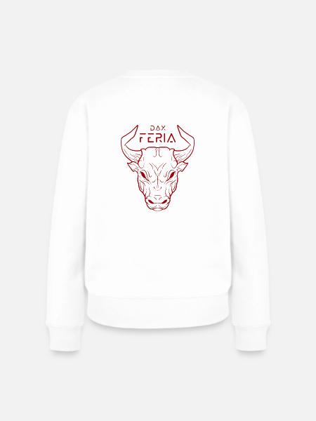 DAX Feria - Frauen Premium Bio Pullover - Weiß