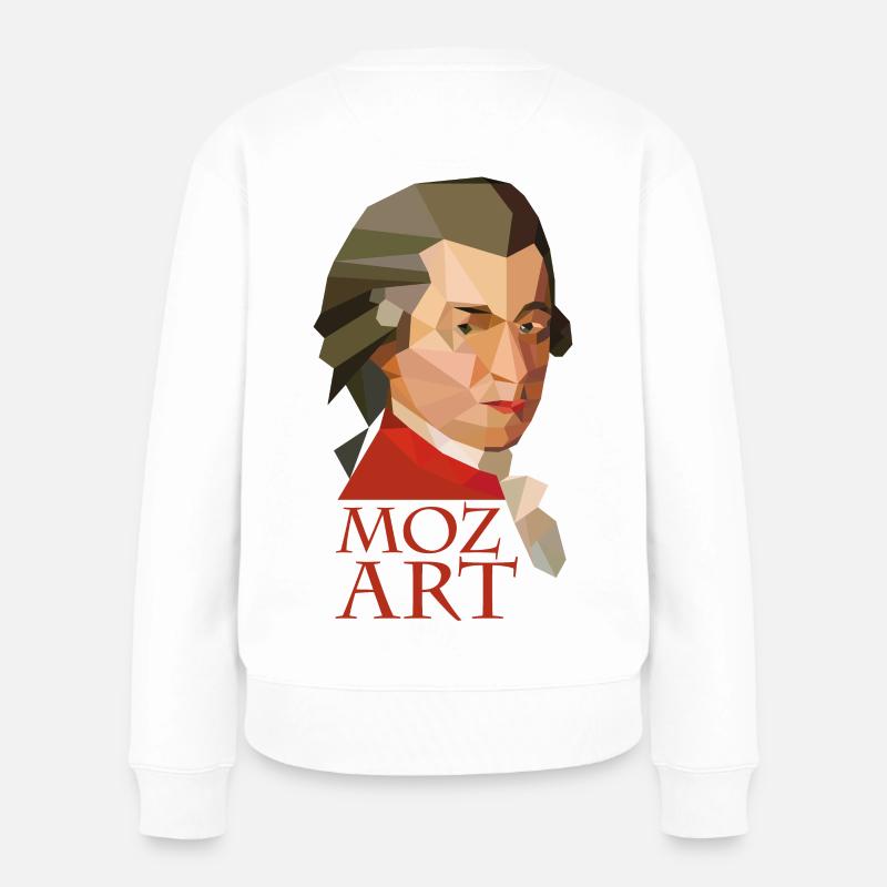 Mozart - Pull Premium bio Femme - blanc