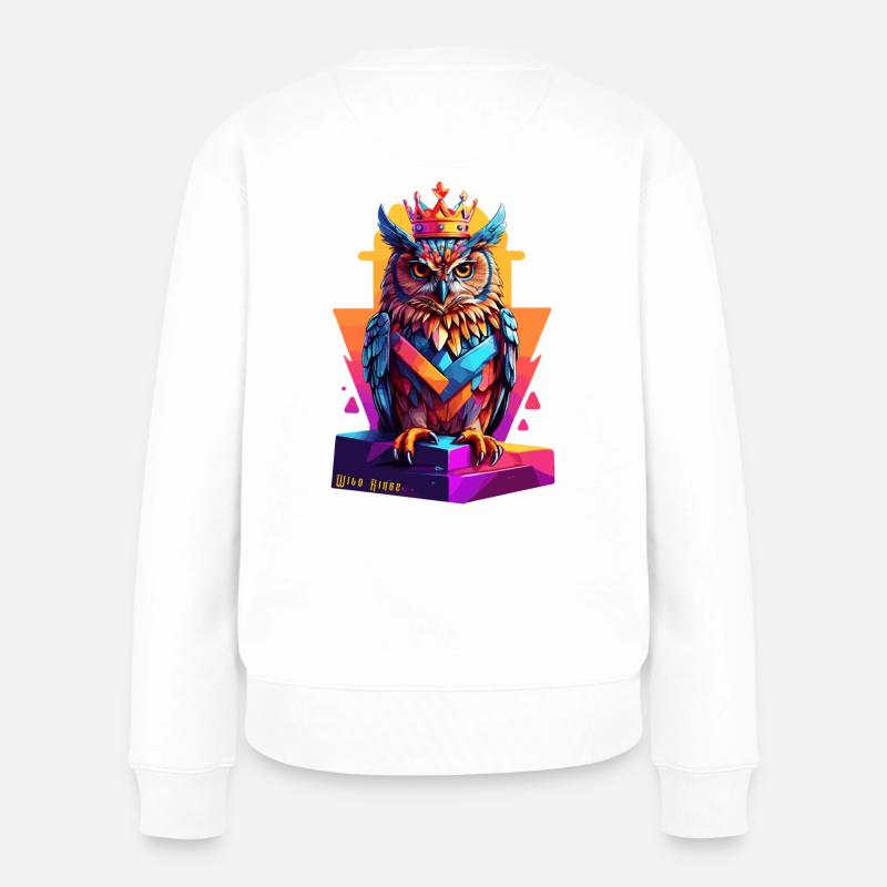 Weisheit - Frauen Premium Bio Pullover - Weiß
