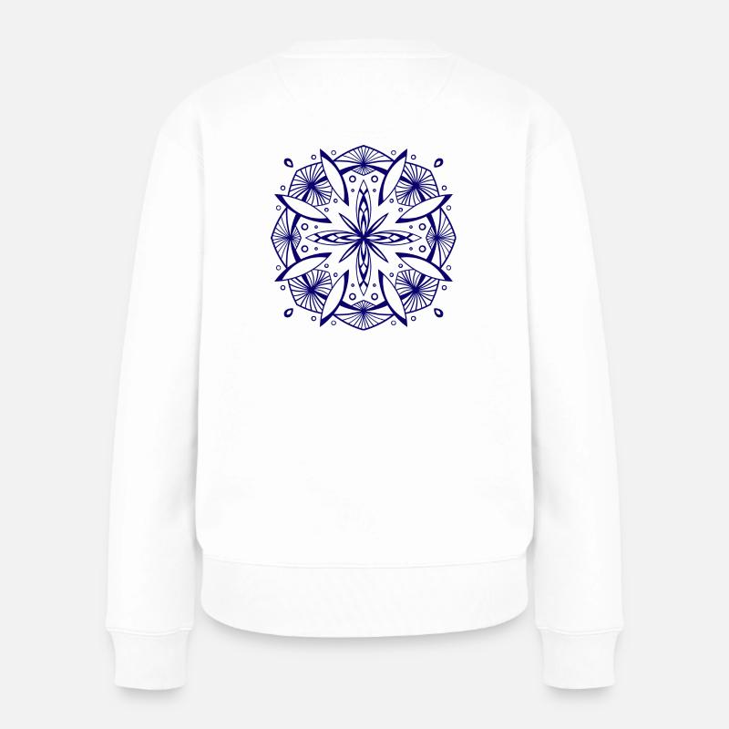 Bluemanda - Pull Premium bio Femme - blanc