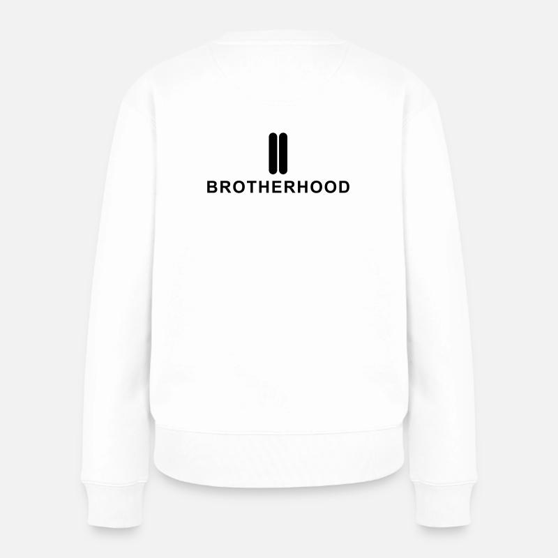 BROTHERHOOD - Frauen Premium Bio Pullover - Weiß