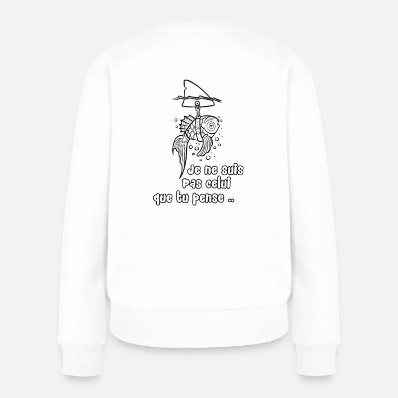 Je ne suis pas celui que tu pense .. - Pull Premium bio Femme - blanc