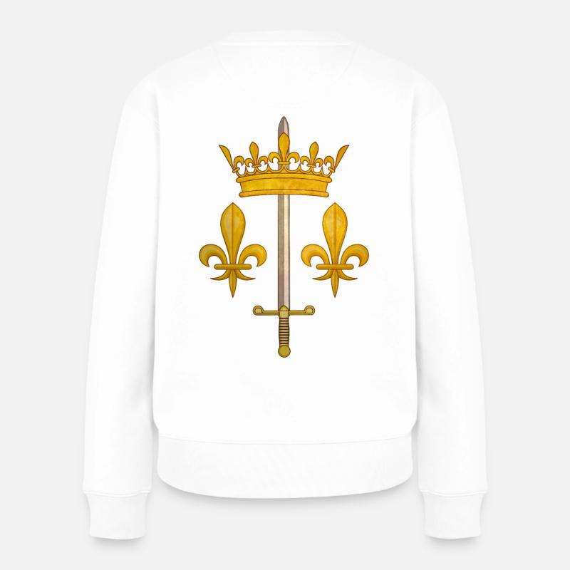 Jehanne D'Arc - Pull Premium bio Femme - blanc