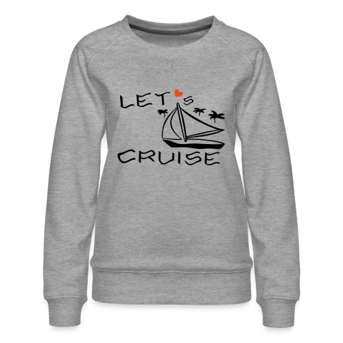 Kreuzfahrt, Segelboot, Palmen - Frauen Premium Pullover