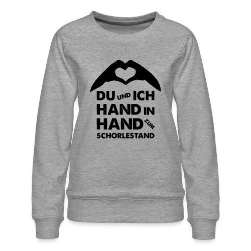 Hand in Hand zum Schorlestand / Gruppenshirt - Frauen Premium Pullover
