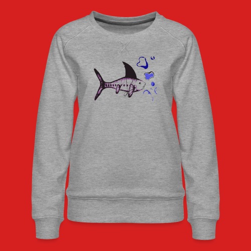 Hai-Fisch - Frauen Premium Pullover