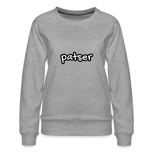 Patser - Basic White - Vrouwen premium sweater