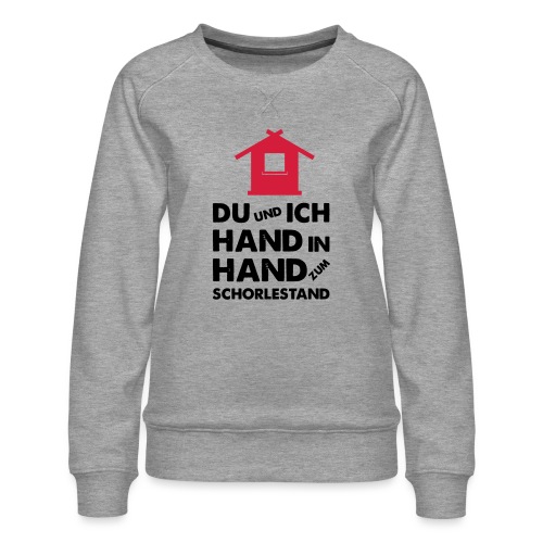 Hand in Hand zum Schorlestand / Gruppenshirt - Frauen Premium Pullover