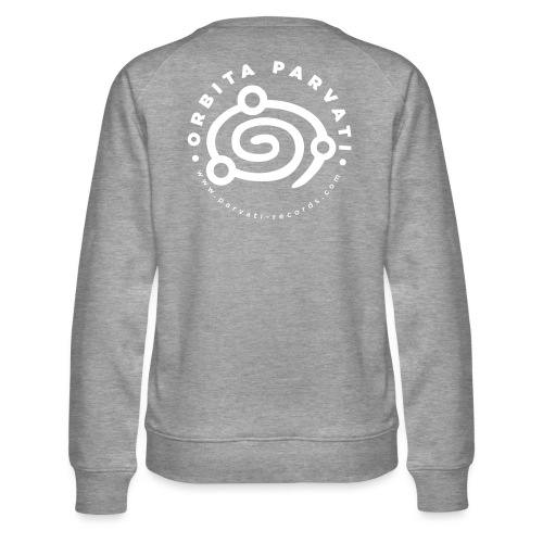 Orbita Parvati white logo - Women's Premium Sweatshirt