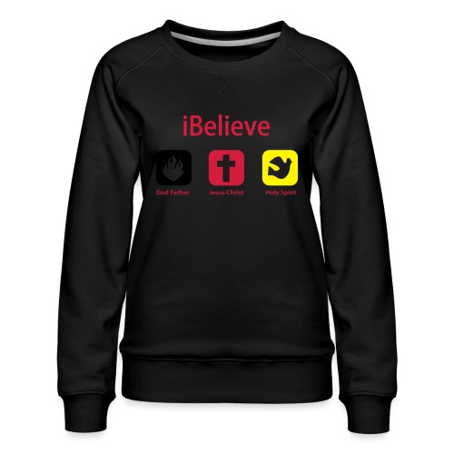 iBelieve - Jesus Shirt (UK) - Frauen Premium Pullover