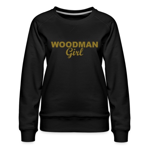 WOODMAN Girl, gold - Frauen Premium Pullover