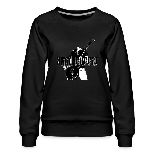 NP gitarrist Logo schwarz - Frauen Premium Pullover