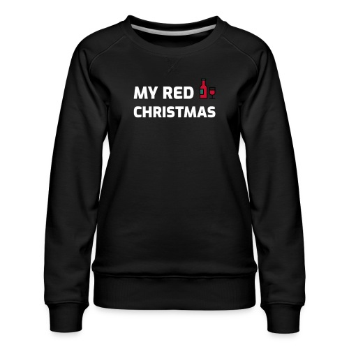 stygg julegenser - My red Christmas - Premium-genser for kvinner