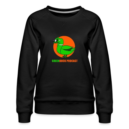 Greenduck Podcast Logo - Dame premium sweatshirt