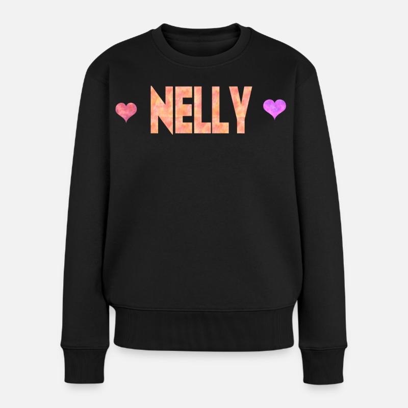 Nelly - Pull Premium bio Femme - noir
