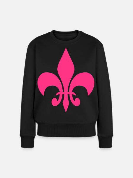 lilie - Frauen Premium Bio Pullover - Schwarz