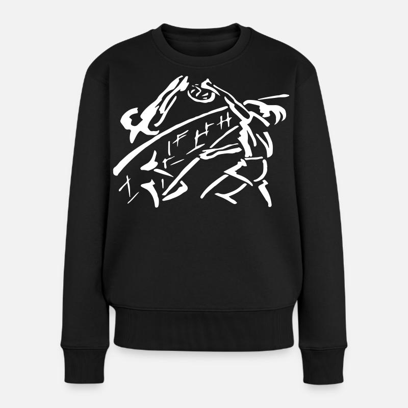 Volley-ball - Pull Premium bio Femme - noir