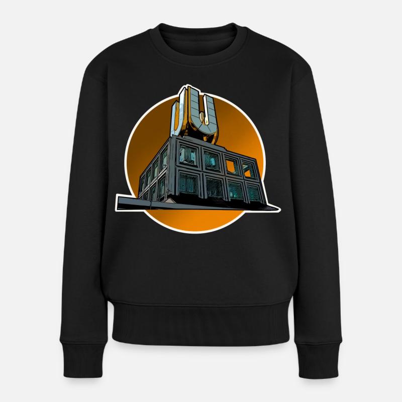 Dortmund - Frauen Premium Bio Pullover - Schwarz
