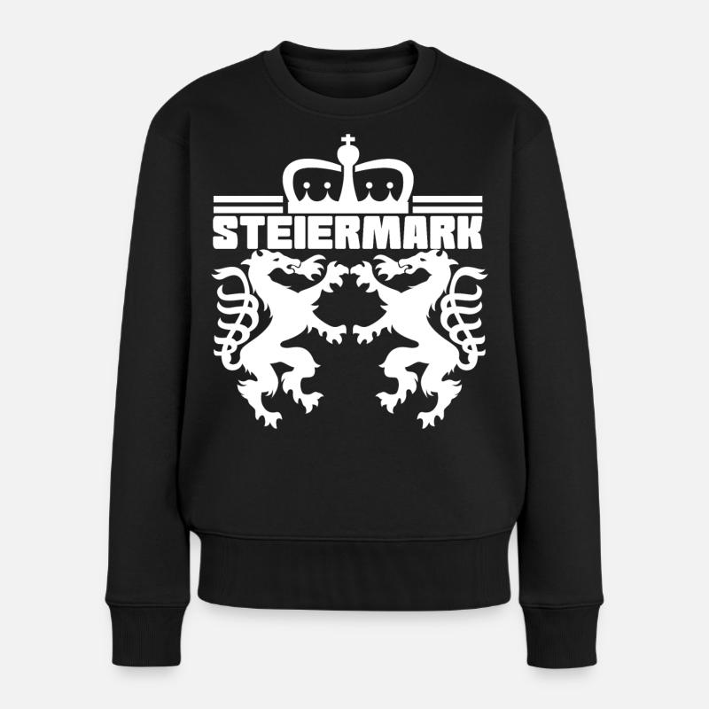 Steiermark - Österreich - Frauen Premium Bio Pullover - Schwarz
