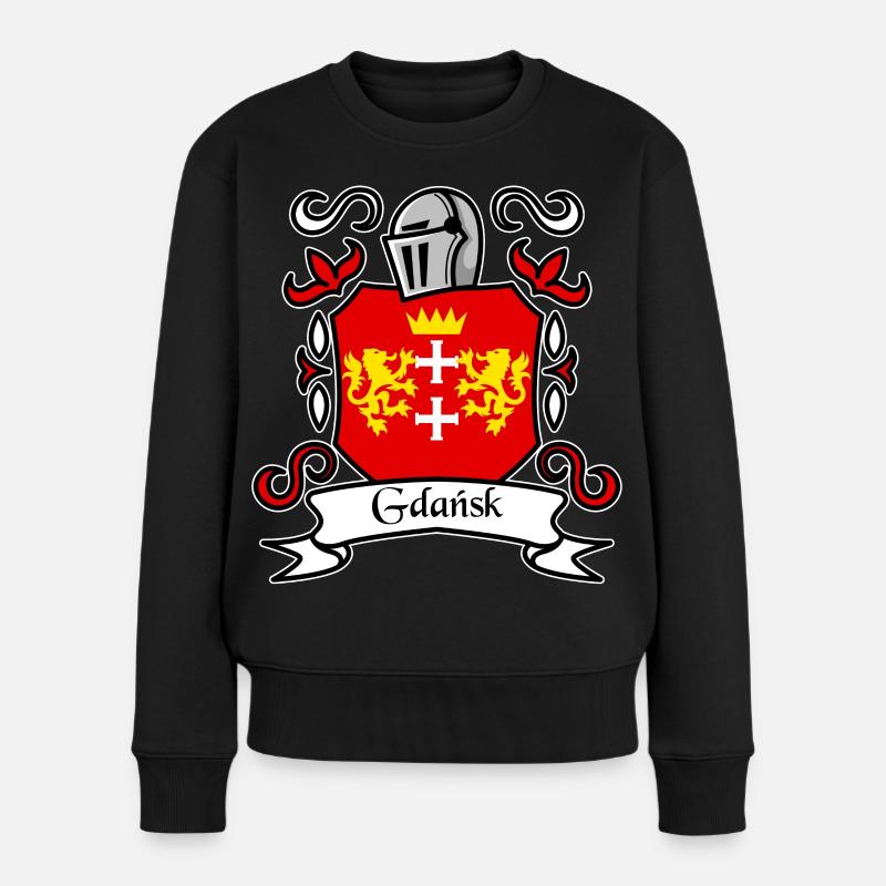 Gdansk - Pologne - Pull Premium bio Femme - noir