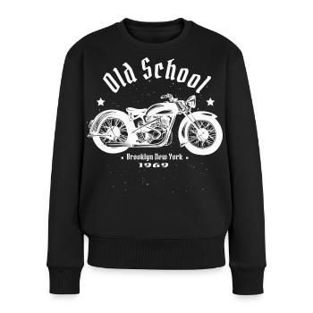 Biker - Women's Premium Organic Jumper - black - Front - Julia (174cm)