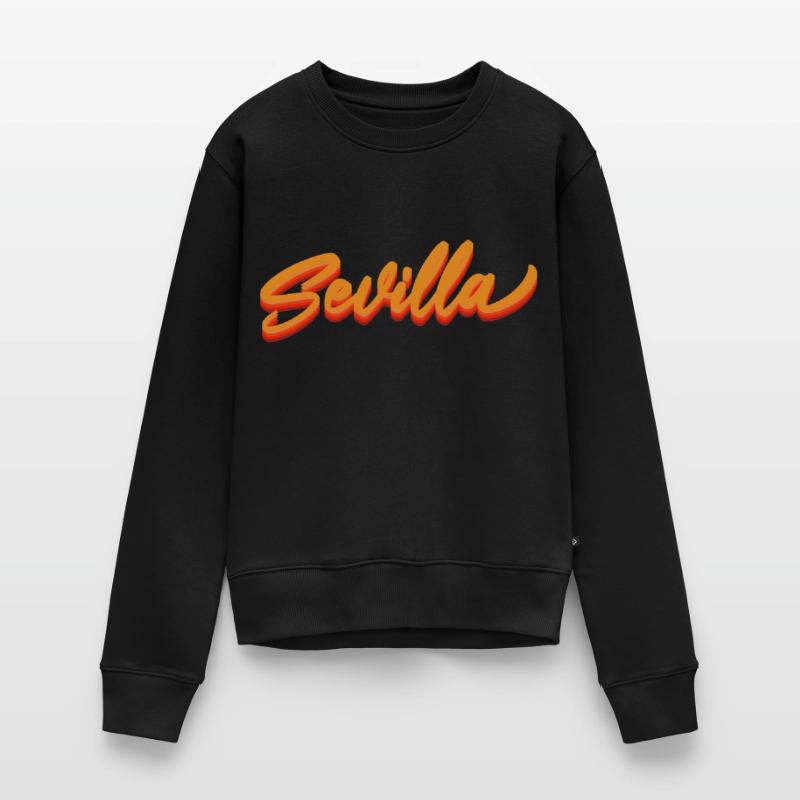 Sevilla Gradient Script Logo Women's Premium Organic Jumper