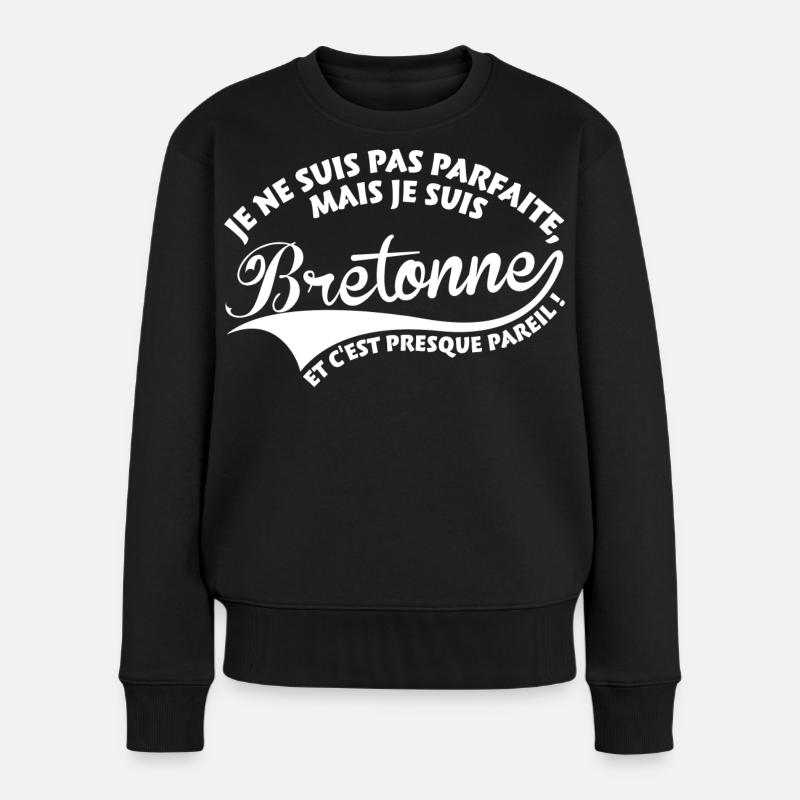 Parfaite Bretonne - Pull Premium bio Femme - noir