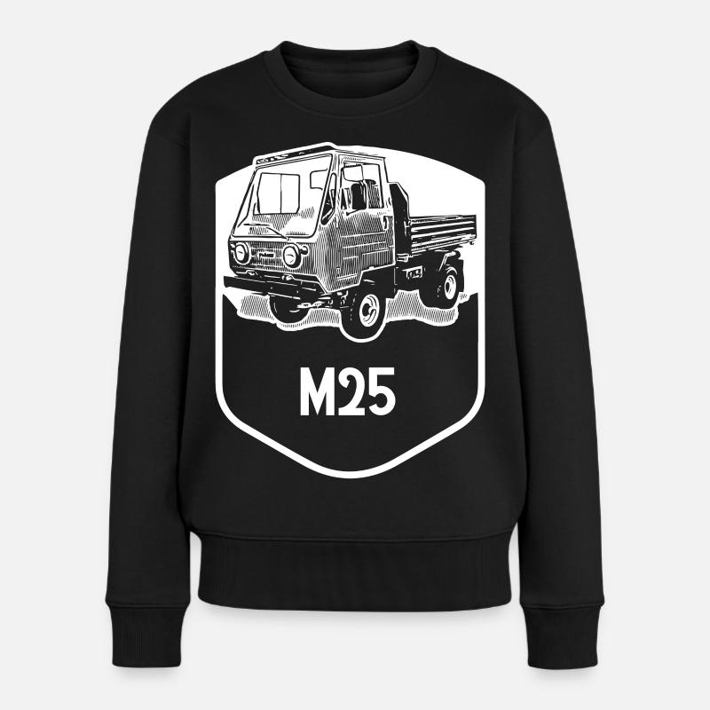 Multicar M25 - DDR - Klassiker - Frauen Premium Bio Pullover - Schwarz