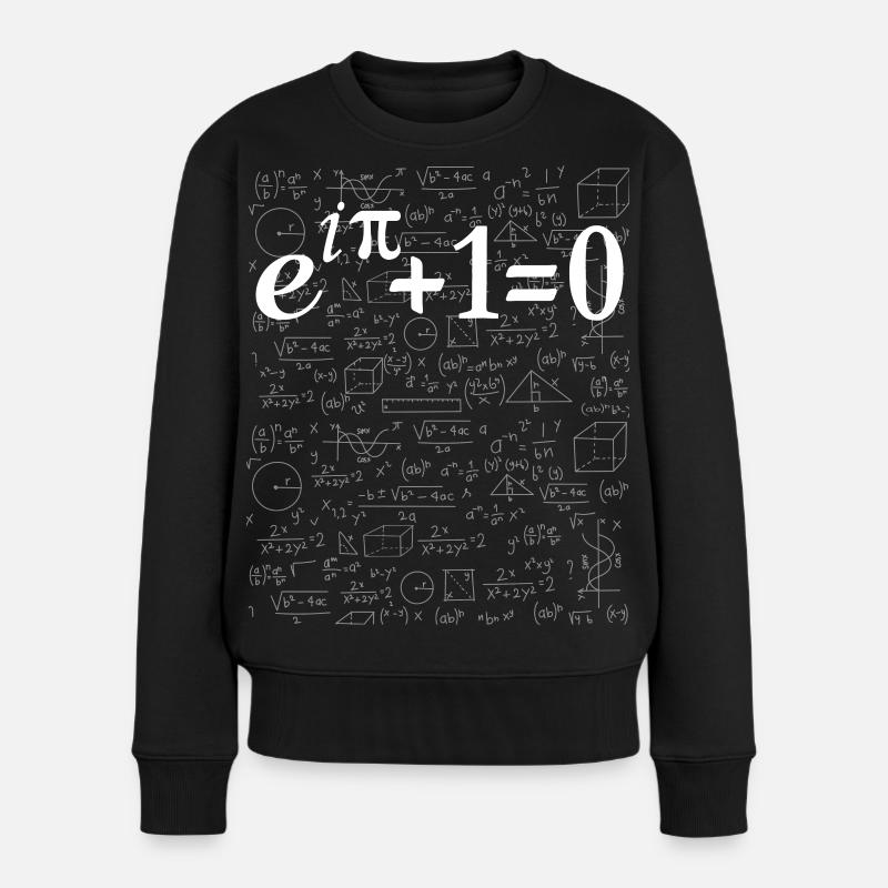 Eulers Identity The Most Beautiful Math Equation - Frauen Premium Bio Pullover - Schwarz