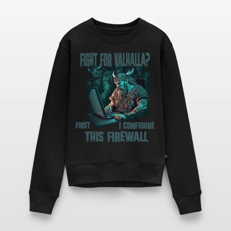 Firewall first Wikinger programmierer Frauen Premium Bio Pullover