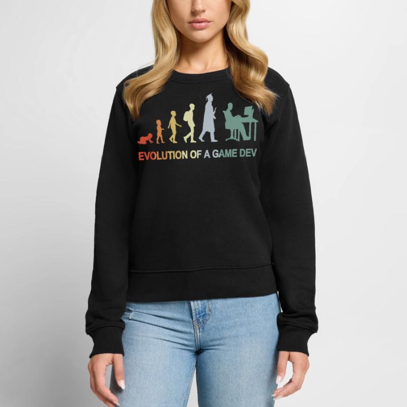 Game Dev Evolution Frauen Premium Bio Pullover