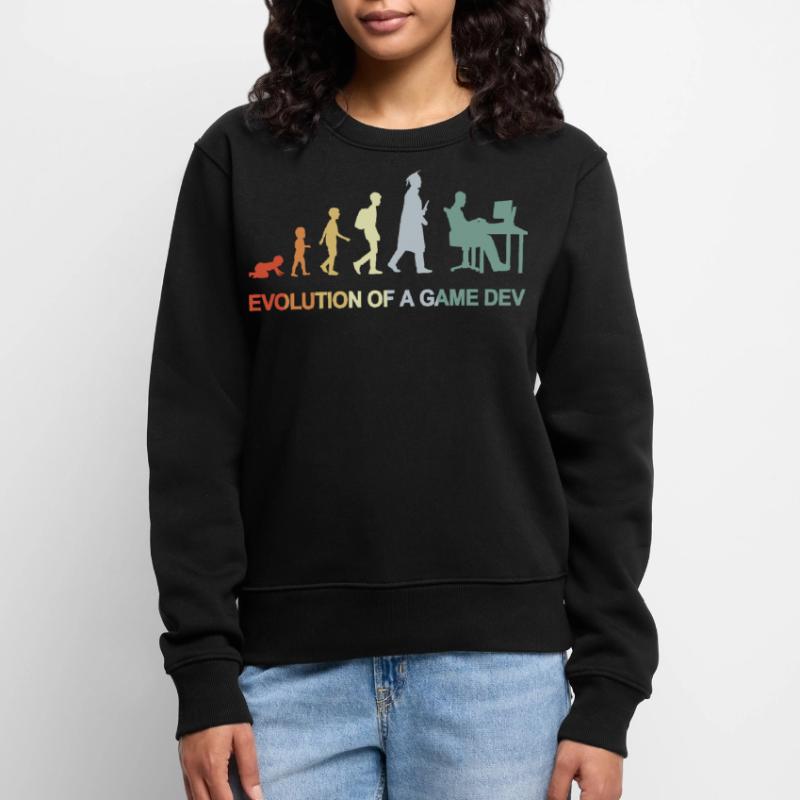 Game Dev Evolution Frauen Premium Bio Pullover