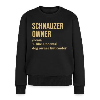Schnauzer Schnauzer Schnauzer - Pull Premium bio Femme - noir - Devant - Julia (174cm)