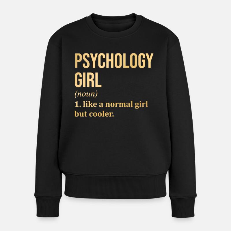 psychologie - Pull Premium bio Femme - noir