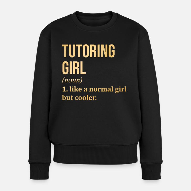 Tuteur - Pull Premium bio Femme - noir