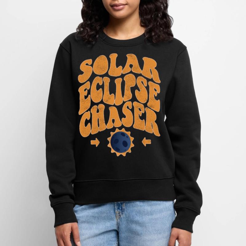 Solar eclipse chaser Women's Premium Organic Jumper