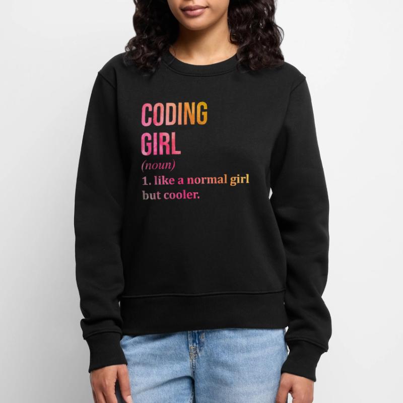 Coding Women's Premium Organic Jumper